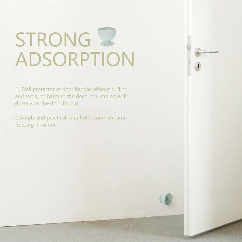 

Набор из 4 силиконовых защитных накладок на дверные ручки, мягкие круглые противоударные защитные колпачки для ручек, защита для детей, для дома и офиса