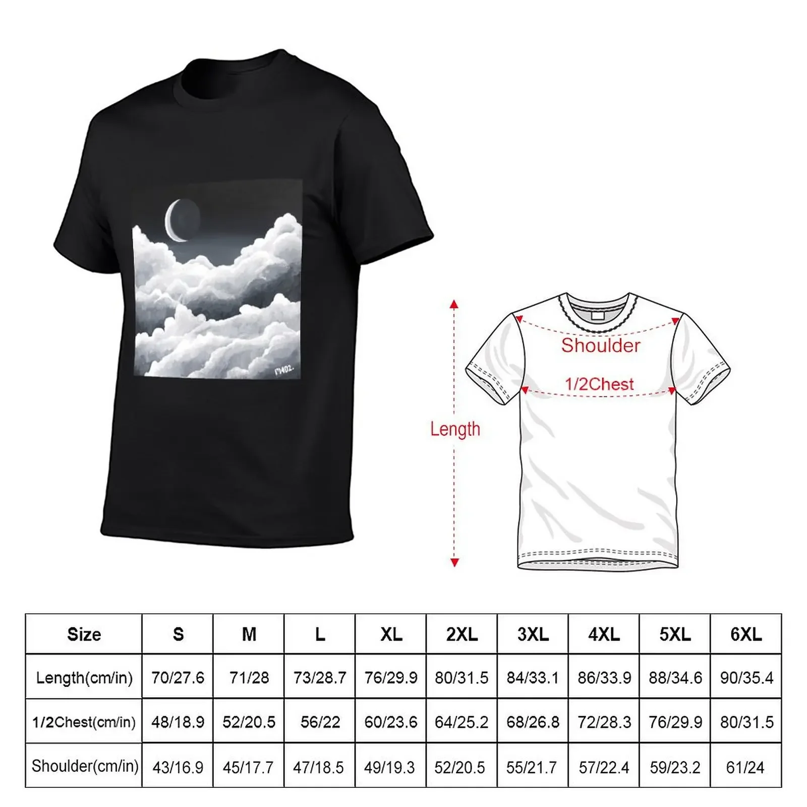 Moonlit Dreams T-Shirt essential t shirt plus size clothes anime stuff quick-drying mens t shirts