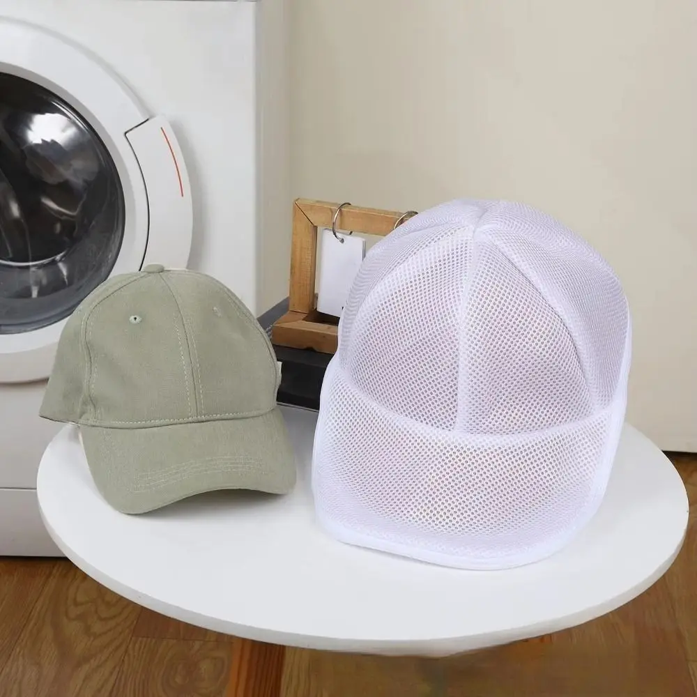 

Anti-Deformation Baseball Hat Washers with Hat Rack Dishwasher Safe Cap Cleaner Laundry Bag Washer Frame Sturdy