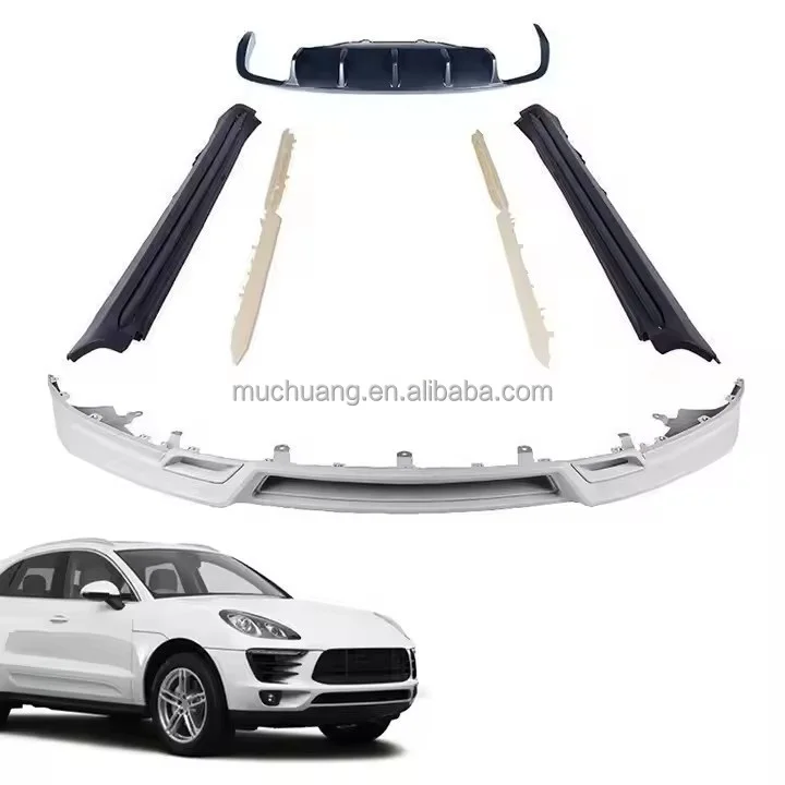 

TKT Style Front Lip Rear Diffuser Side Skirt Body Kit for Pors-che Ma-can 95B 95B.1 2014-2017 Car Accessories