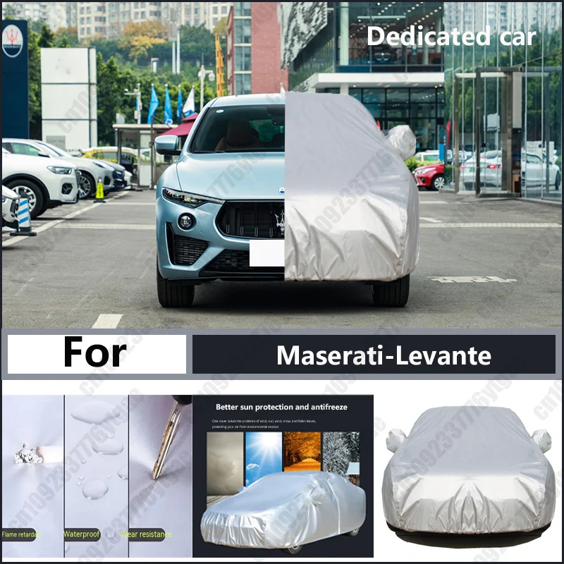 

For Maserati-Levante Oxford cloth car cover for sun protection, rain resistance, and all season special car dust cover