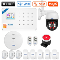 KERUI W181 Tuya WIFI Wireless GSM Alarm System Home Security Alarm Host APP Remote Control Eas Kit Home Security Alarm Host