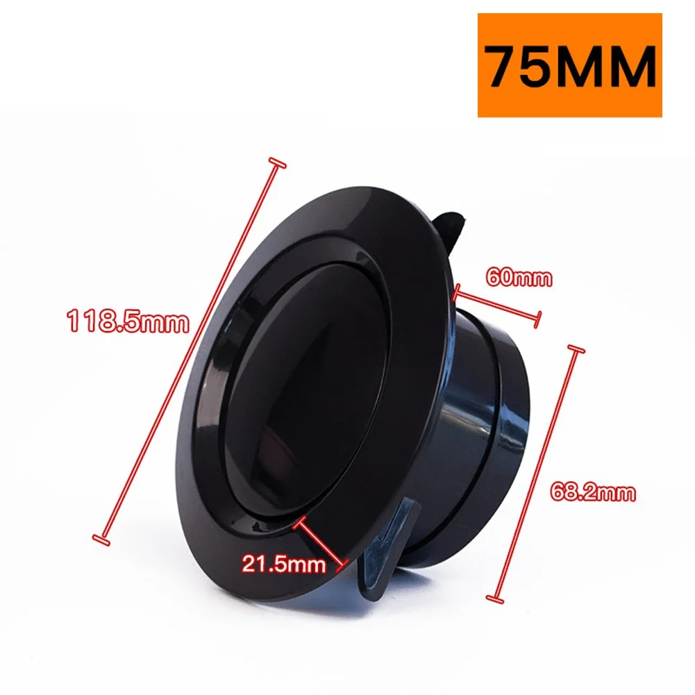 1pc Ventilation Air Outlet Plastic Air Conditioning Vents Ventilation Duct Cap Round Outlet Inlet Grille Home Improvement