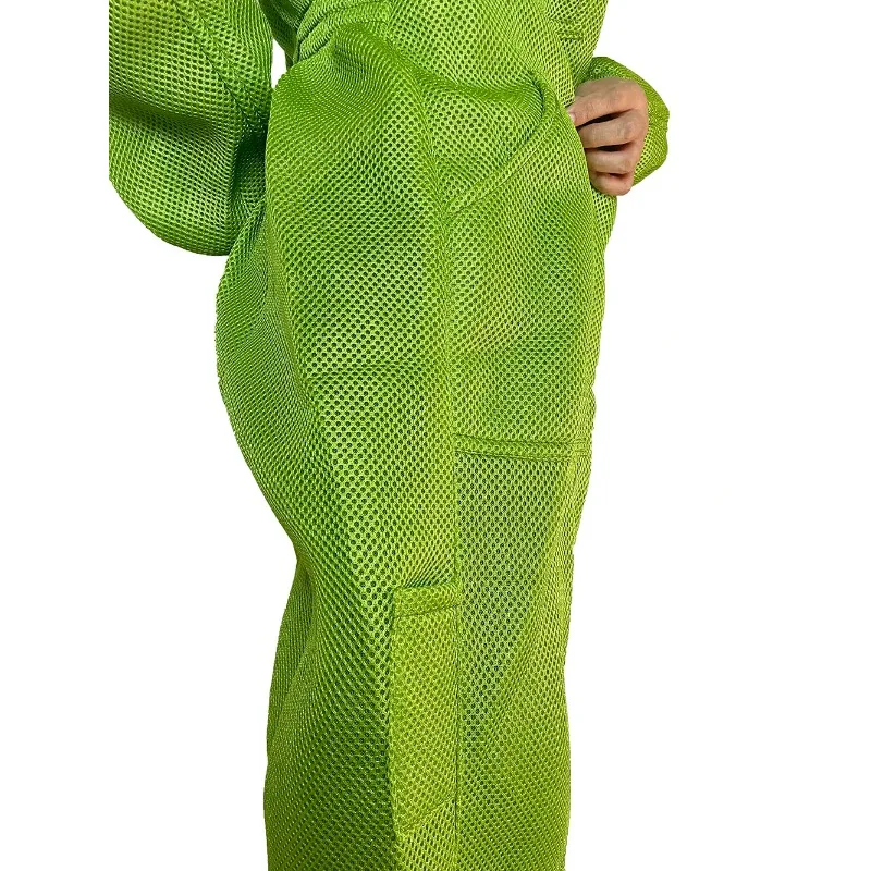 

Хлопковый костюм для пчеловодства, защитная одежда для пчеловода, защитный костюм, защита от укусов, вентилируемая куртка против пчел, фехтовальная вуаль