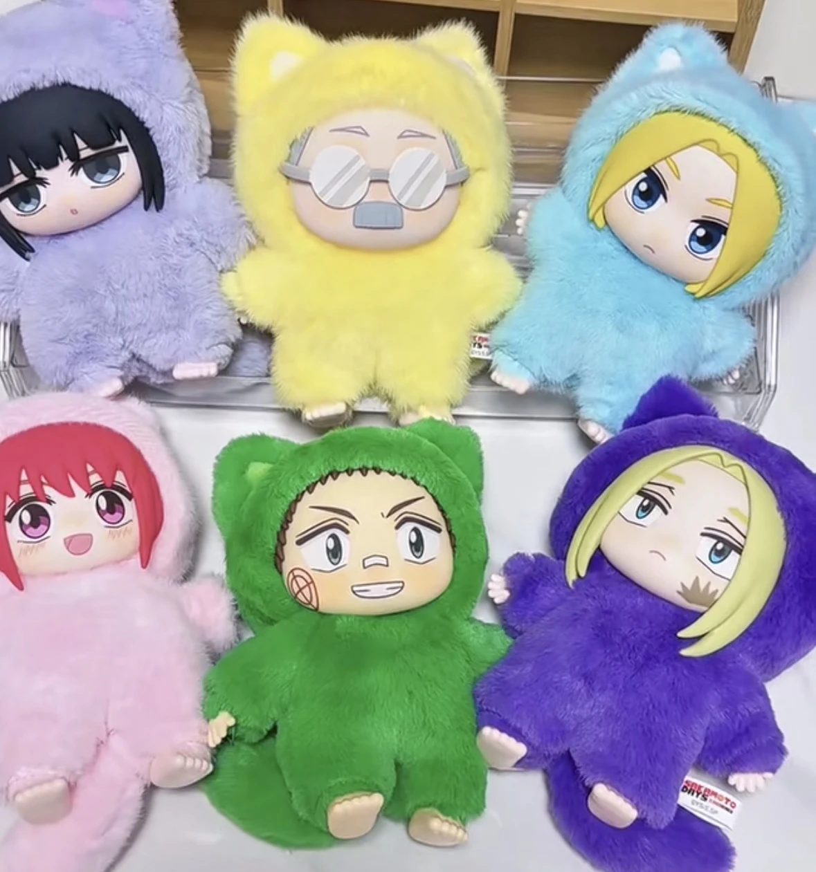 

New Eaki 100% Authentic Sakamoto Days Cat Paradise Party Series Blind Box Plushie Anime Peripheral Pandent Collection for Fans