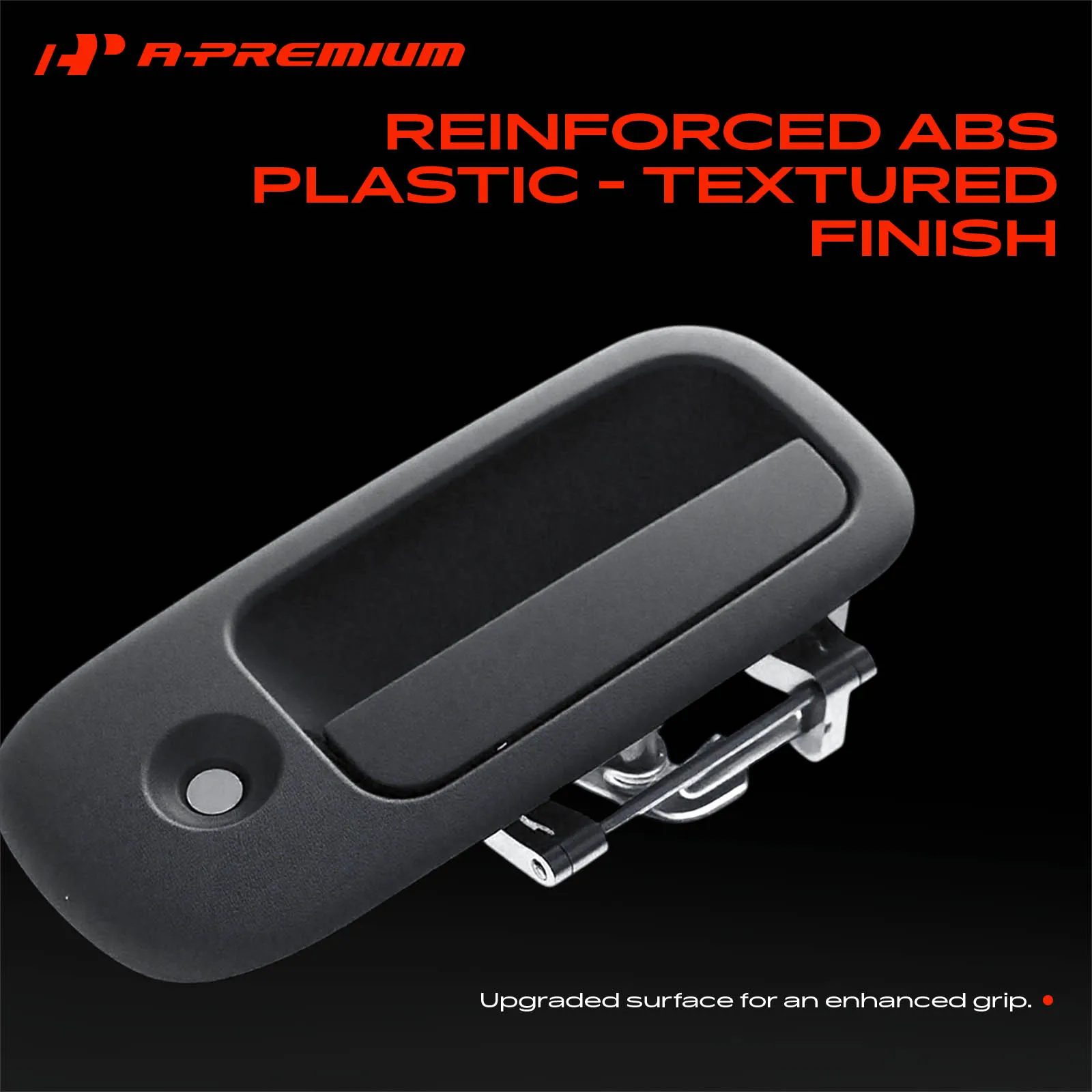 A-Premium 2Pcs Exterior Door Handle with Keyhole for Isuzu HTR HVR 2005-2008 HXR 2006 Chevrolet C8500 2003 GMC C4500 Topkick