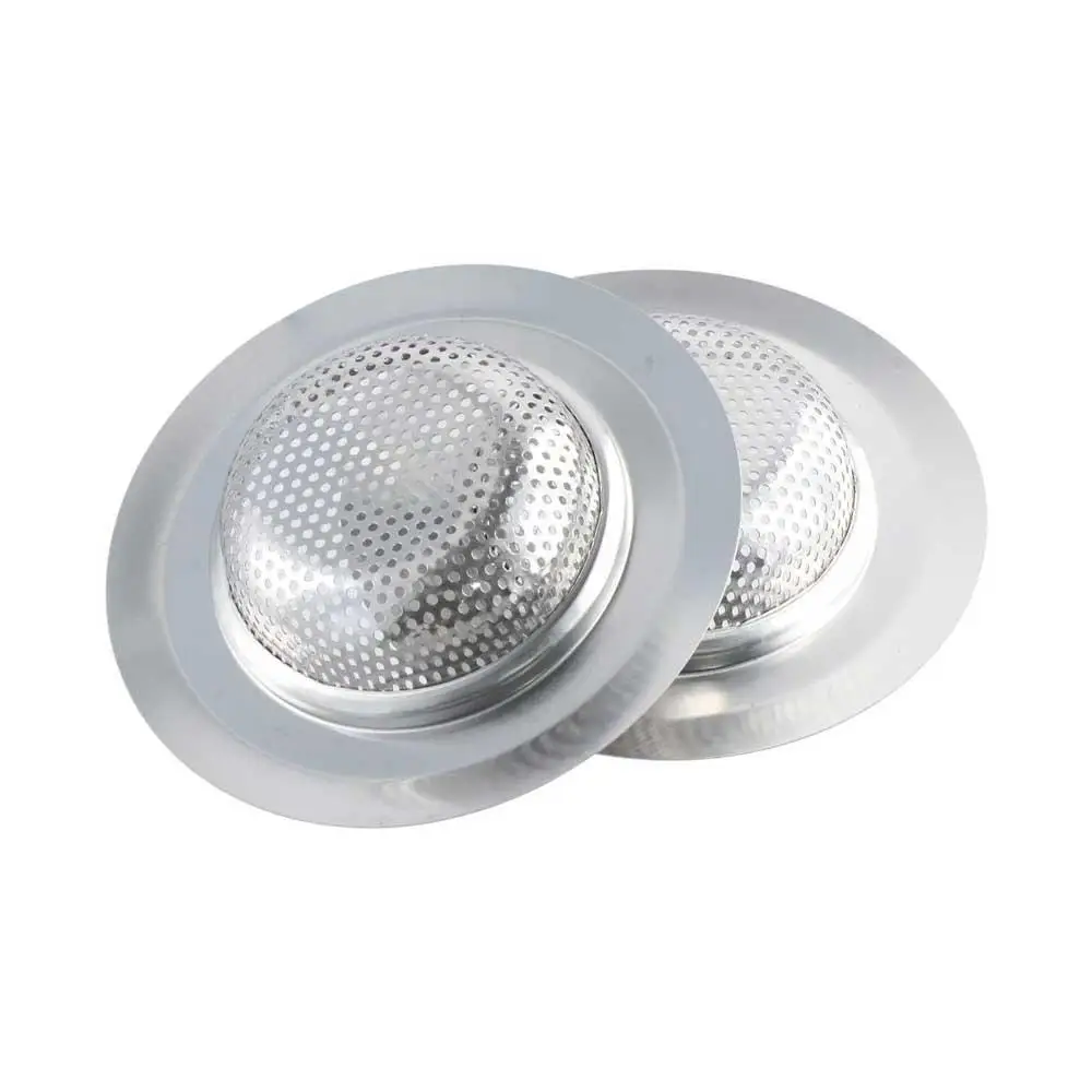 Multipurpose Hat Shape Mesh Sink Strainer Filter Anti-clogging Mesh Fine Stainless Steel Sink Strainer Rough Hole Kitchen