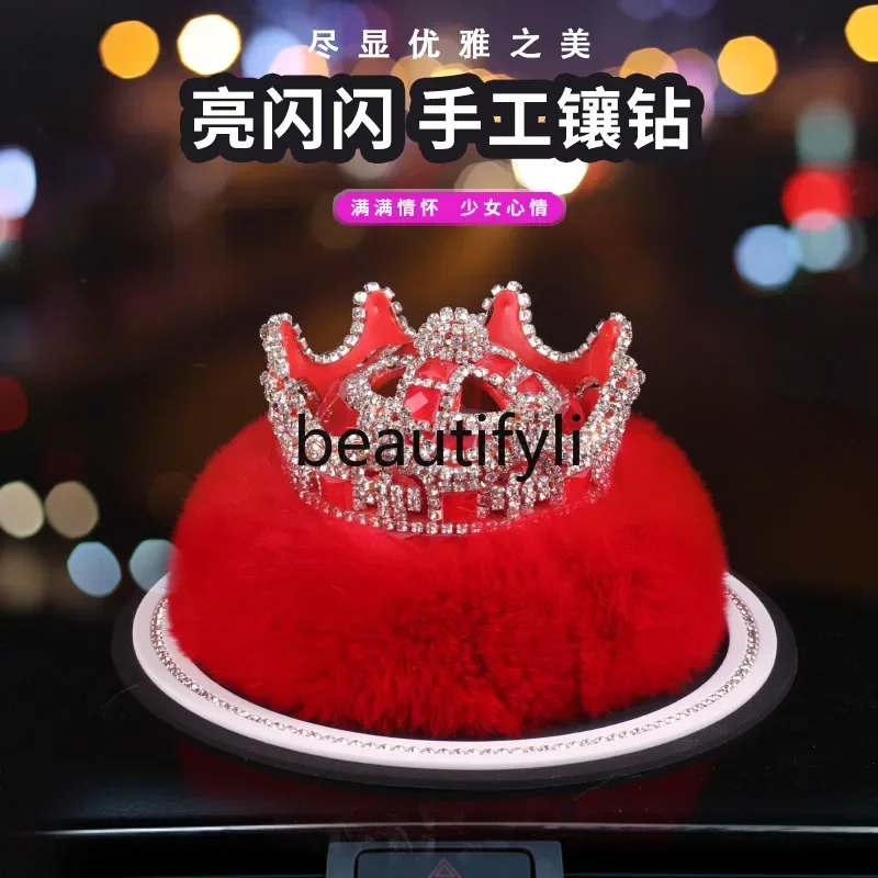 

lt6351 Car perfume seat crown car perfume bottle aromatherapy car decoration ornament female