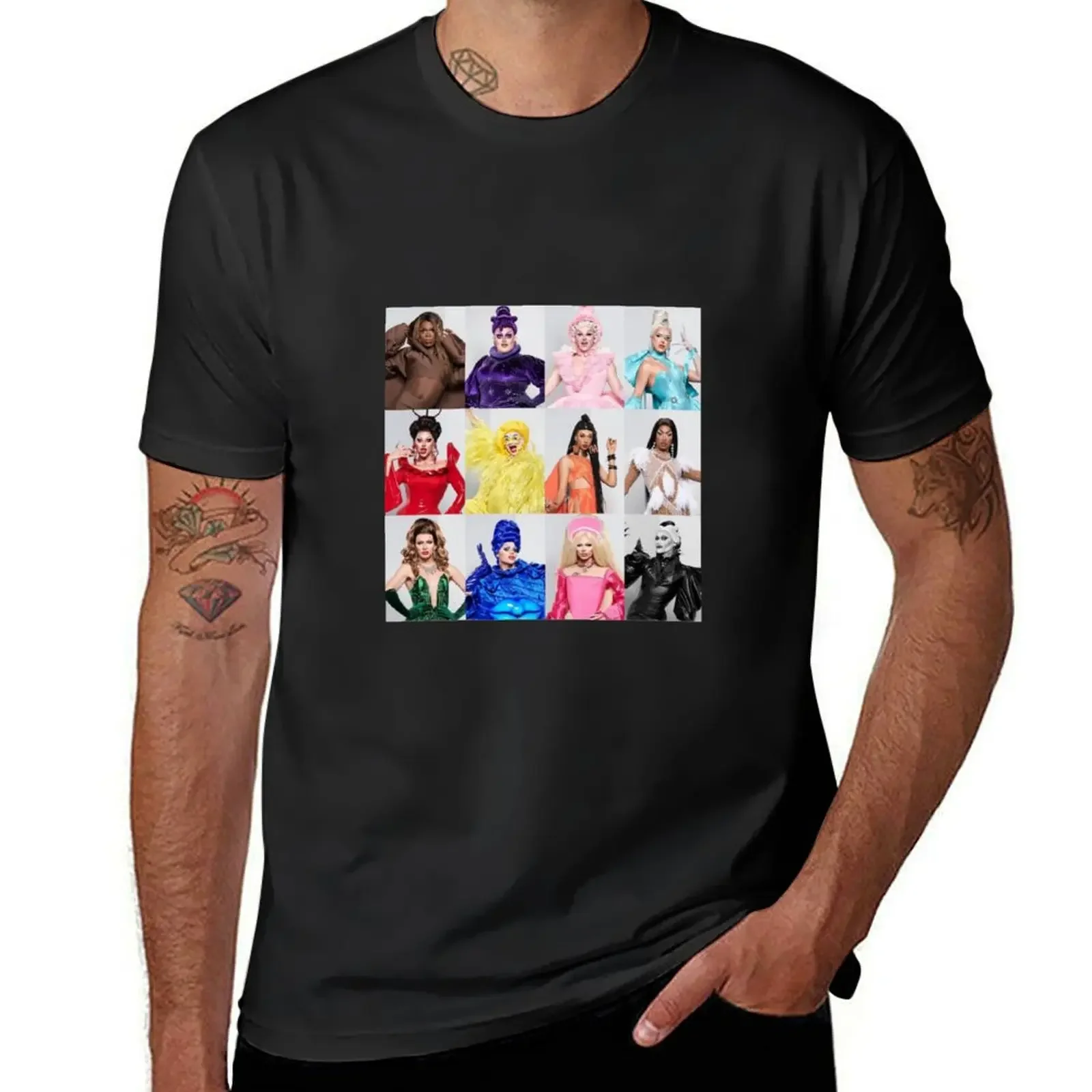 

RuPaul’s Drag Race UK season two T-Shirt blue archive oversized t shirt plain mens plain t shirts