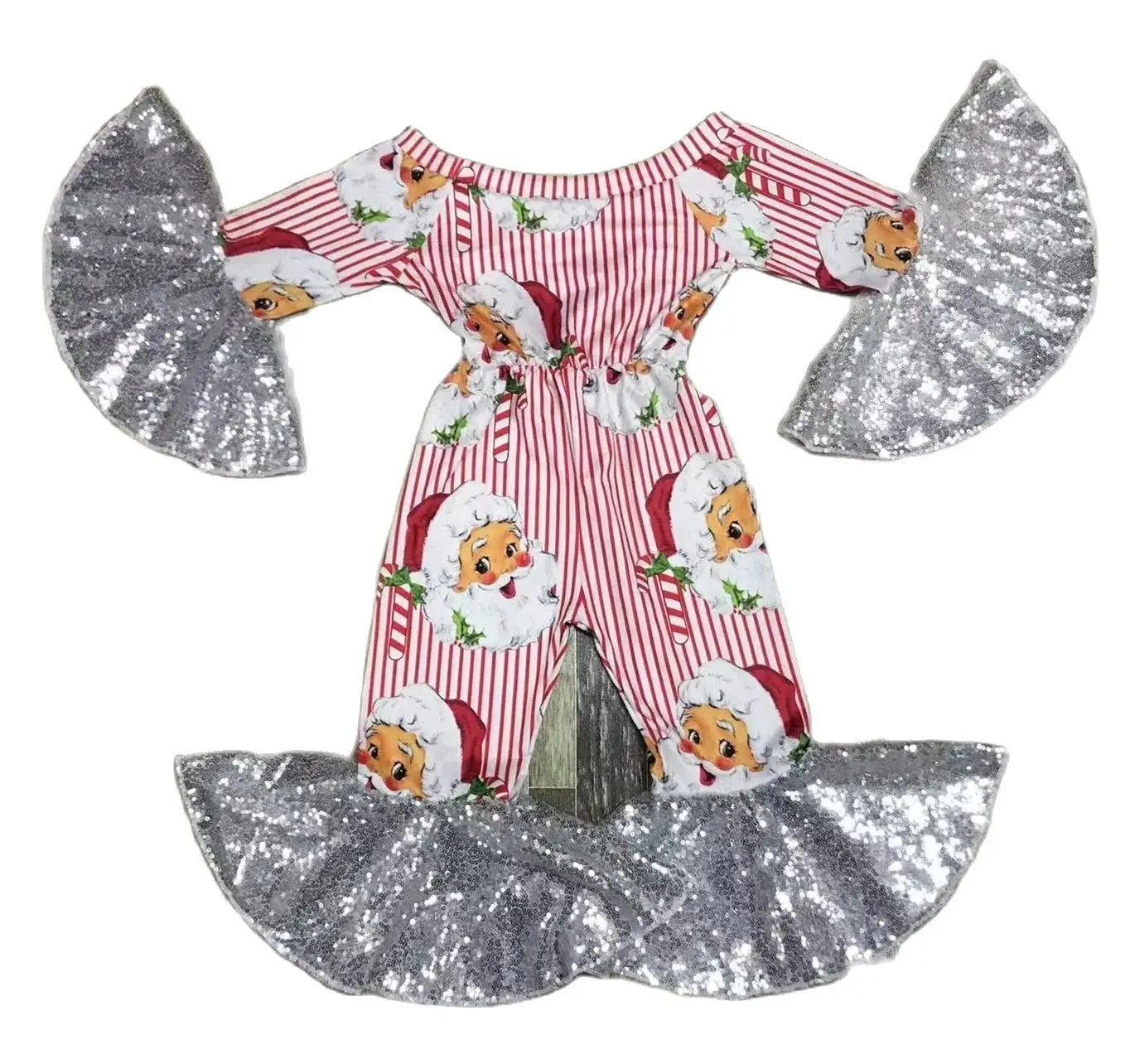 Christmas Triangle Climbing Suit girl Romper for  Boys  Baby  0-2 years jumpsuit romper jumpsuit cotton  home wear easy to wash