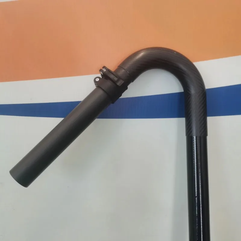 قضيب تنظيف مزراب السقف، قضيب تفريغ من ألياف الكربون لتنظيف مزراب المنزل، مجموعة قضيب مزراب من ألياف الكربون