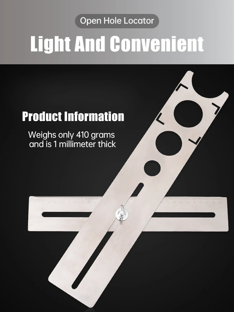 

Открыватель для отверстий из нержавеющей стали, локатор для разметки, перфорации, позиционирования, линейки, керамические, мраморные, стеклянные, напольные инструменты для сверления отверстий