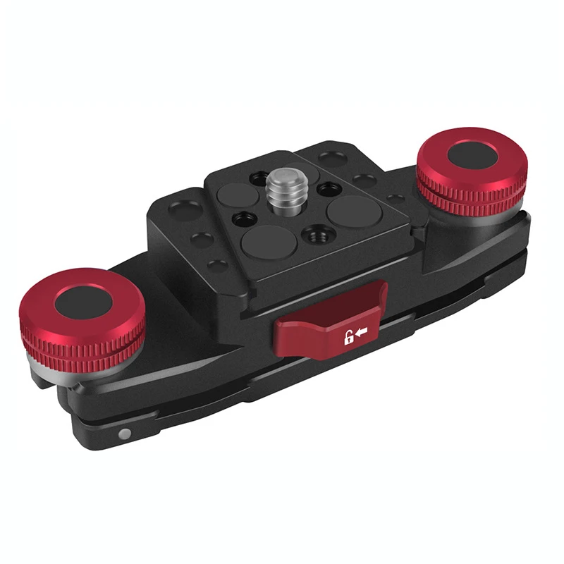 מצלמה חדשה המותניים חגורה קליפ שחרור מהיר v צלחת הר אנטי-לנער מהיר מתאם slr רצועת כתף