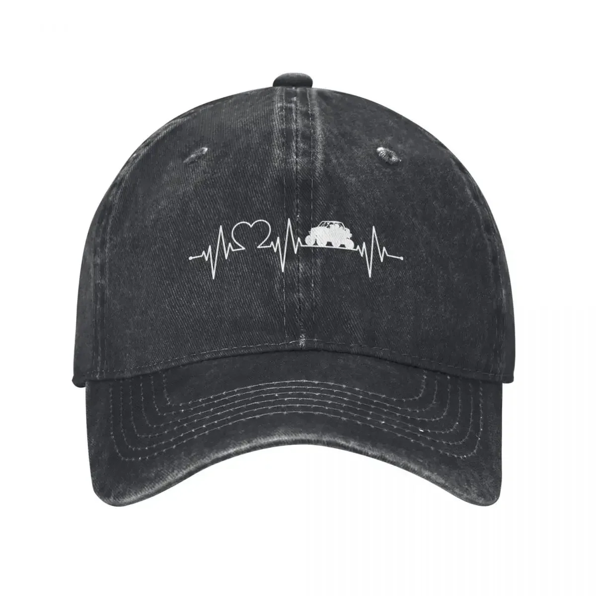 

I Love UTVs Heartbeat EKG Бейсбольная кепка Роскошные кепки Rave Icon Роскошная мужская шляпа Мужские кепки Женские