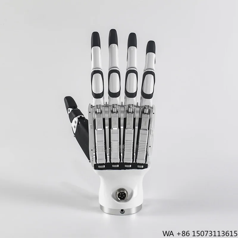 Ręka humanoidna z 5 palcami - szybka, z napędem liniowym, 6 zintegrowanych czujników siły