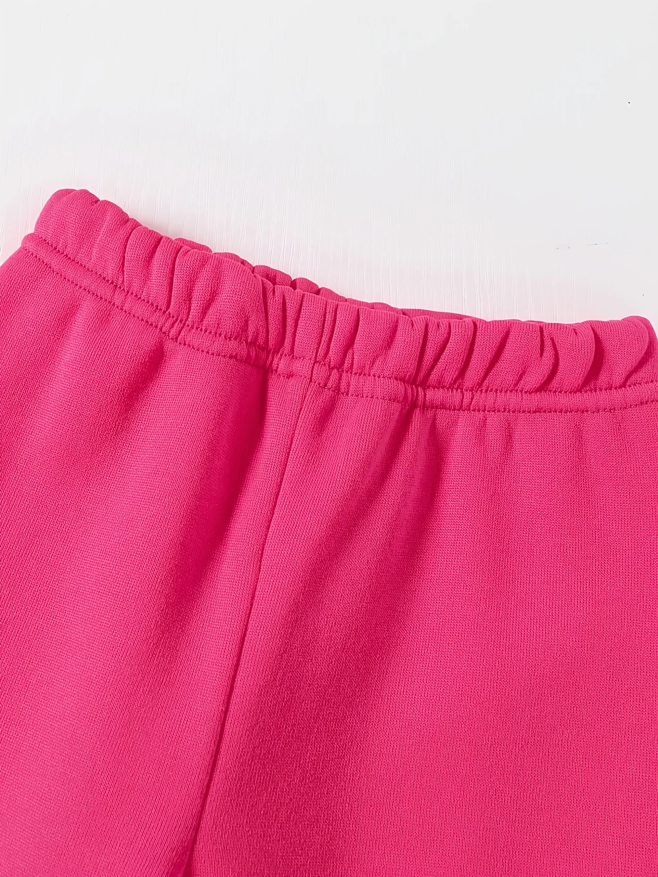 مجموعة سويت شيرت من الصوف مطبوع عليه فتاة رائعة وبنطلون رياضي عصري للأنشطة الخارجية لخريف وشتاء هدية لحديثي الولادة #5