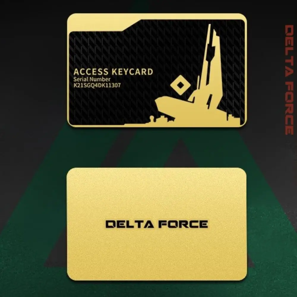 Delta Force Game Metal Card NFC Activate Mobile Game Function President's Lounge Delta Action Game Periphery