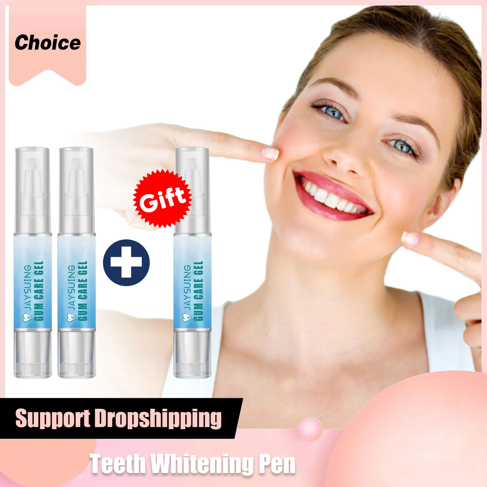 Dazzling White Teeth Whitening Pen Tooth Gel Remove Stains Whitener Bleach Oral Hygiene Instant Smile Remove Yellow Toothpaste