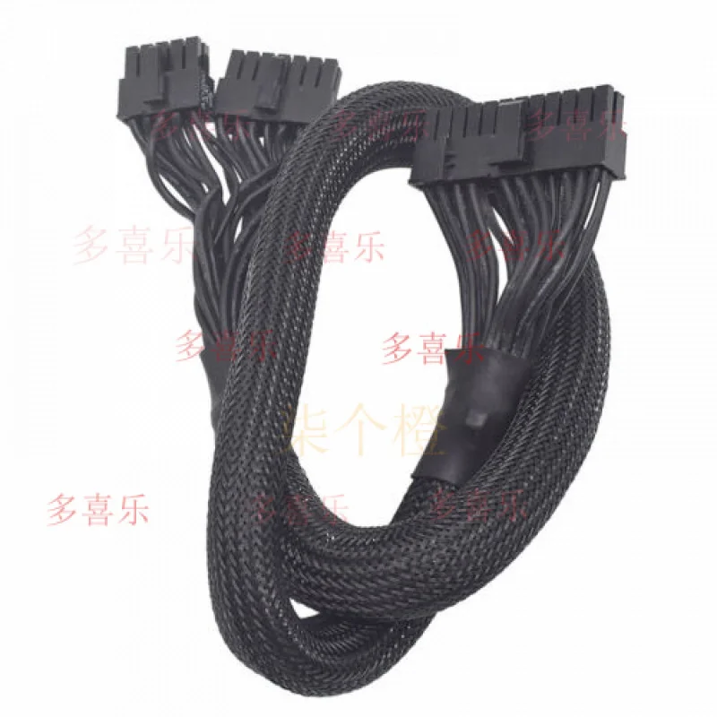 WW  for   Corsair CP-8920110 Type 3 Sleeved Black 24pin ATX Cable