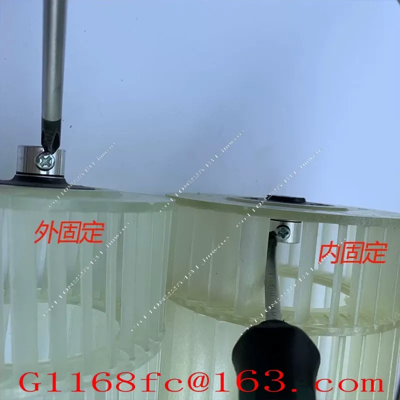 1-1.5P 2-3P AC Cross Flow Fan Blade, Air Conditioner Indoor Fan Wheel with Guide Shaft Replacement Part