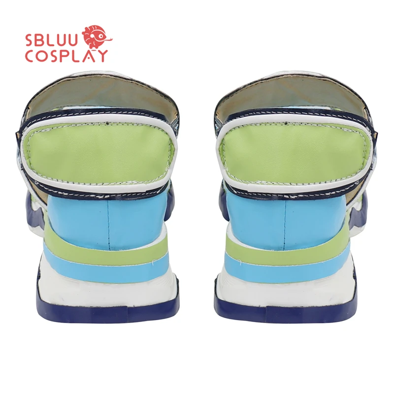 SBluuCosplay Gioco FGO Oberon Scarpe Cosplay Stivali su misura