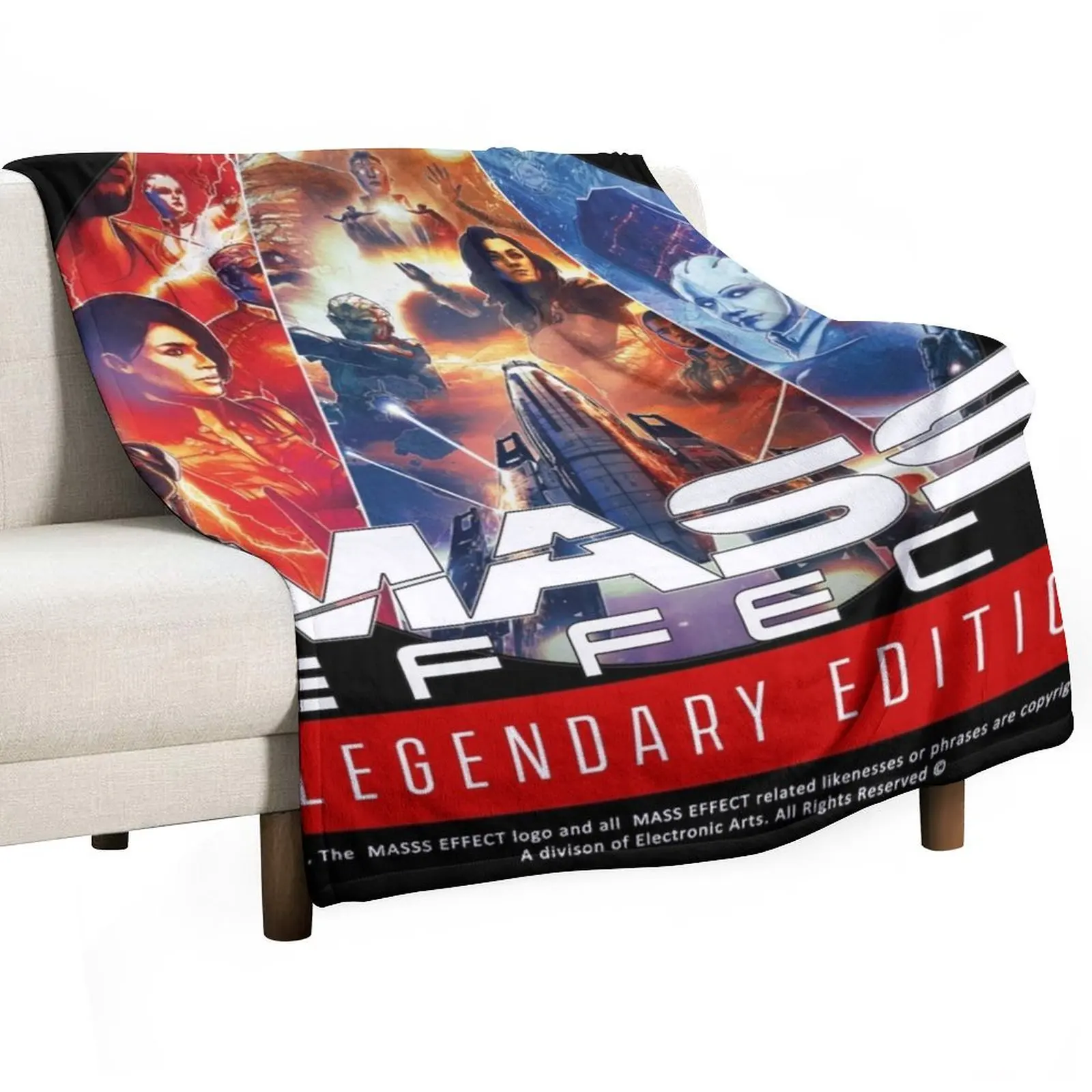

Mass Effect: Legendary Edition (Trilogy) - Alternate Throw Blanket heavy to sleep For Sofa Thin Plaid for sofa Blankets