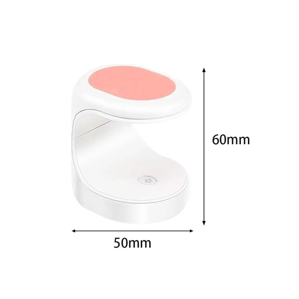 Smart Sensor Mini LED Nail Lamp Fast Curing Gel Polish Dryer Portable Manicure Light with USB Cable for Home Salon Pedicure Nail 4
