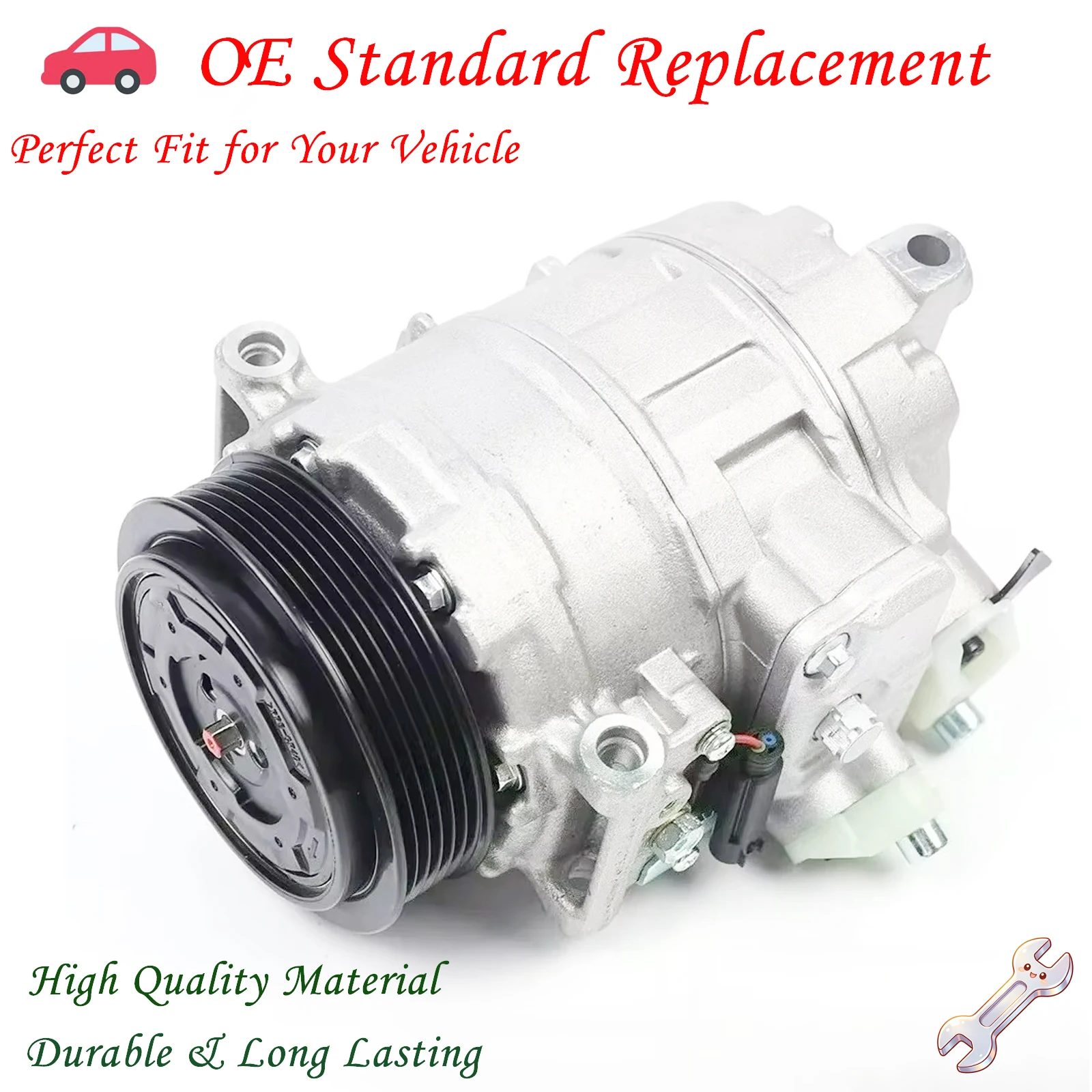 

Air conditioning compressor suitable for Mercedes, CLK240 C200 C180 C240 C230 C320 2000-2013 models, A0002306511 AC pump