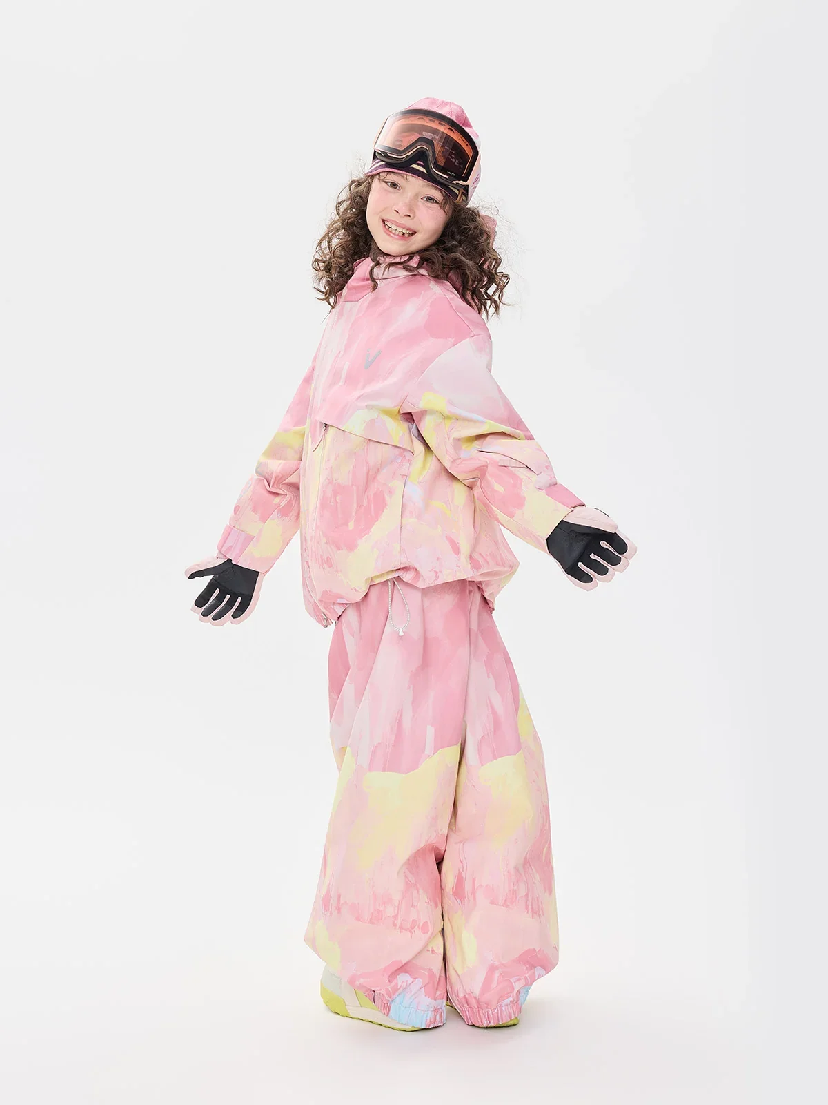 VECTOR Children 3L Cotton Ski Jacket Ski Pants Winter Warm Windproof Waterproof Outdoor Sports Snowboard Ski Coat Trousers