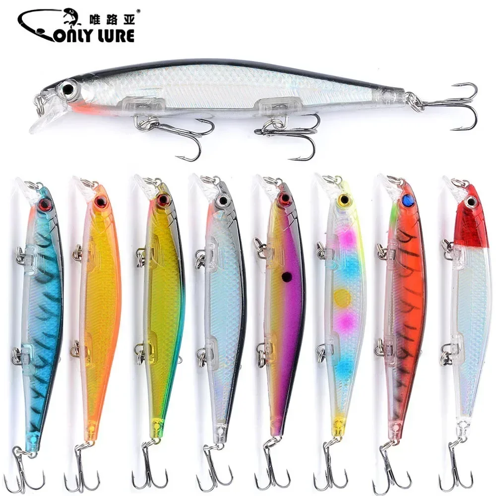 Slow-sinking Lua Bait Minnow 13.5G Ultra Long Throw Noise Beaded Light Warping Bass False Bait Bionic Hard Bait