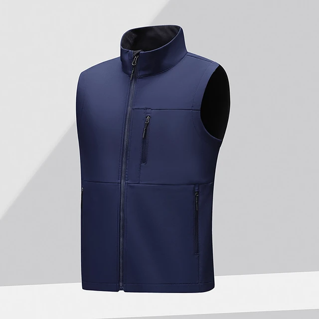 Men s Lightweight Softshell Vest Outerwear Zip Up Fleece Lined Windproof Sleeveless Jacket For Men Coat Jacket Flannel Hoodies AliExpress