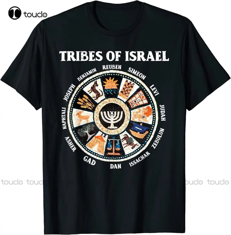 12 Twelve Tribes Of Israel Hebrew Israelite Judah Jerusalem T-Shirt Workout Shirt Custom Gift Xs-5Xl Printed Tee Streetwear