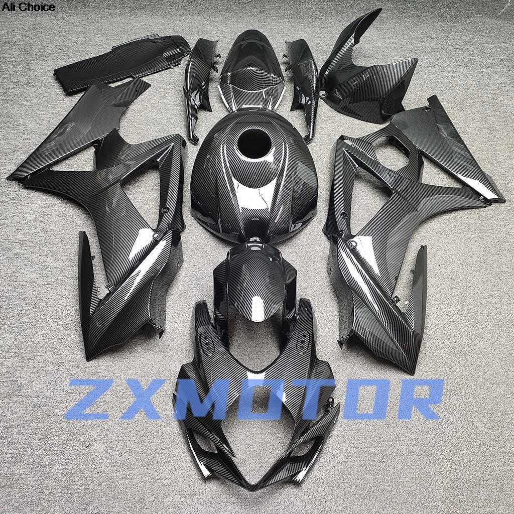 Pełny zestaw owiewek do SUZUKI GSXR1000 2007 2008, akcesoria motocyklowe z włókna węglowego Prime zestaw owiewek GSXR 1000 07 08