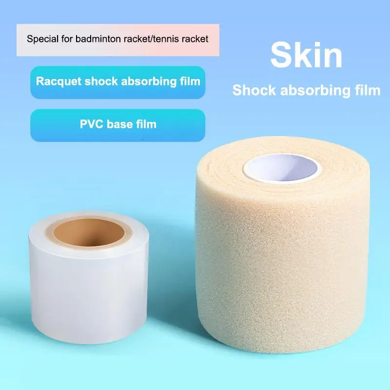 1/2 Rolls Anti-slip Tennis Badminton Grip Tape Athletic Sponge Pre Wrap Tape Racket Grip Priming Cushioning Tape