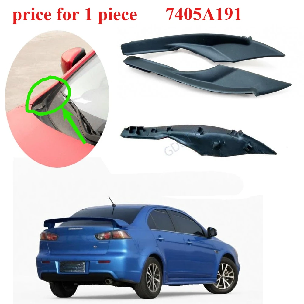 Front Windows Sreen Deck Plate for Lancer Cx Cy Cz 7405A191 2008-2020 1 Piece Choose Left or Right