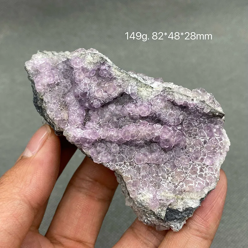 

100% Natural China Fujian Morandi Pink Fluorite Rare Ore Specimen Crystal