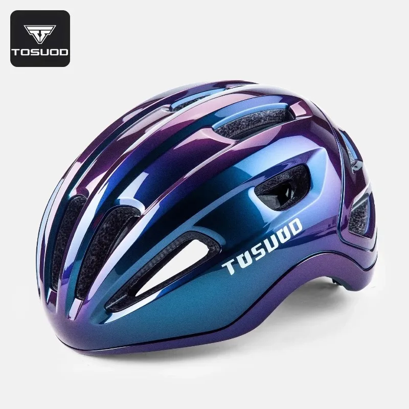 

TOSUOD Dual Sport Мужская дышащая каска для езды на шоссейном и горном велосипеде Основная защитная кепка для езды на велосипеде Аксессуары для велосипеда