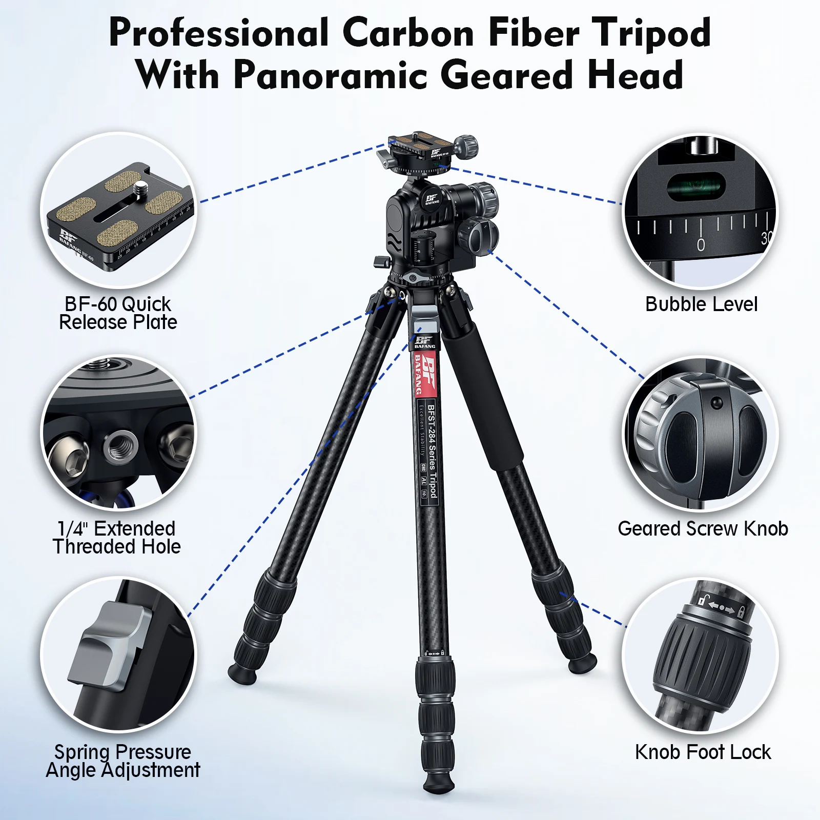 Carbon Fibre Camera Tripod Set 55\