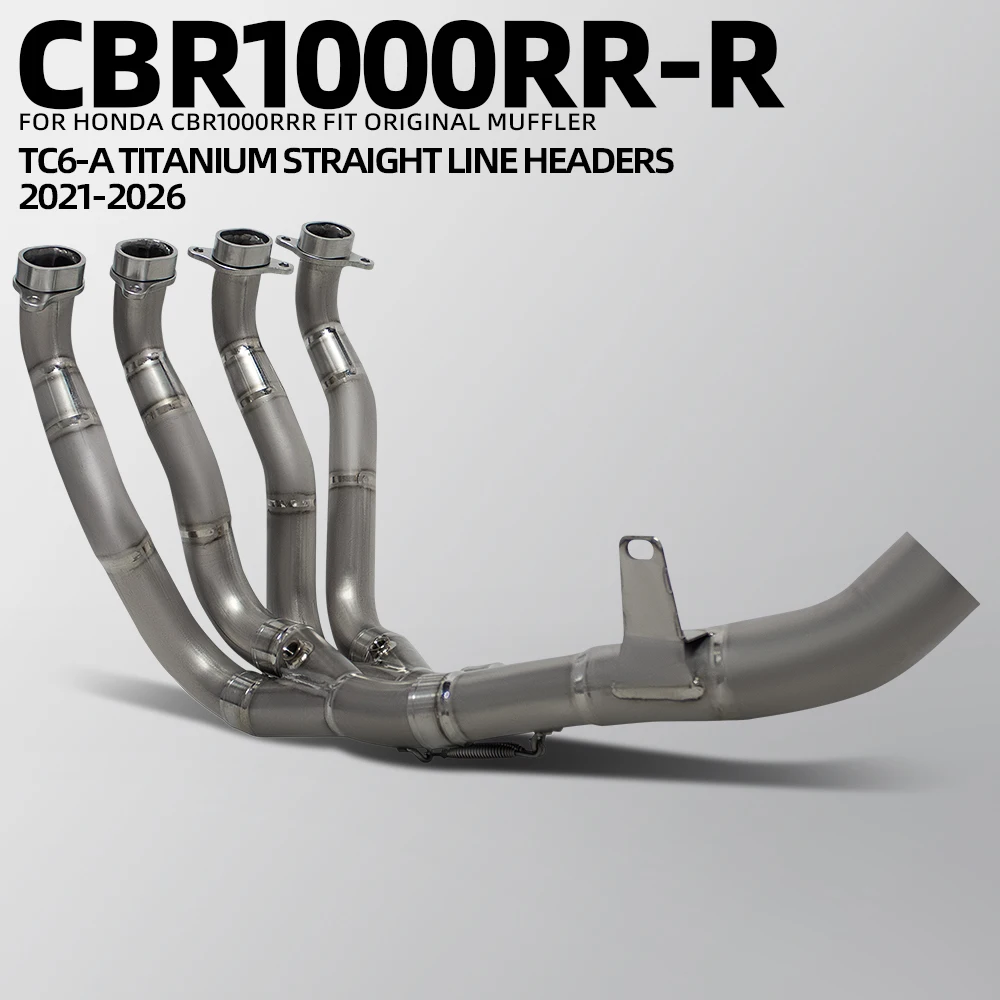 CBR1000RRR Exhaust Kit For Honda CBR1000RR-R FIRE BLADE SP 2021-2026 Motorcycle Manifold Front Pipe Compatible Original Muffler