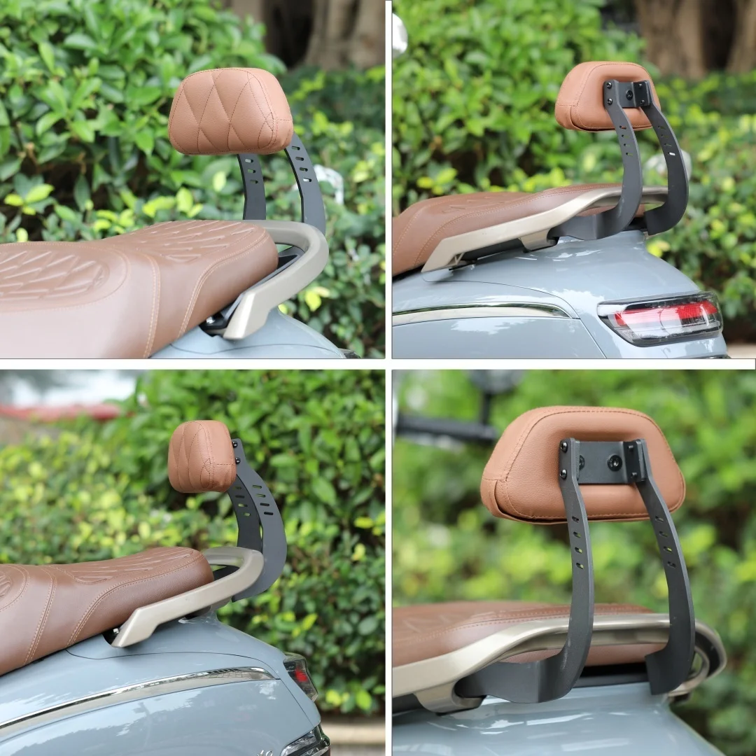 For Suzuki US125 dedicated rear backrest, damage-free installation motorcycle modified back cushion accessory