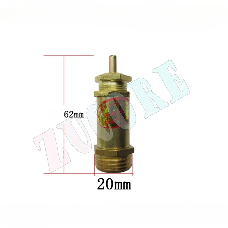 Air compressor safety valve small red cap pull ring automatic exhaust pressure relief pressure limiting valve