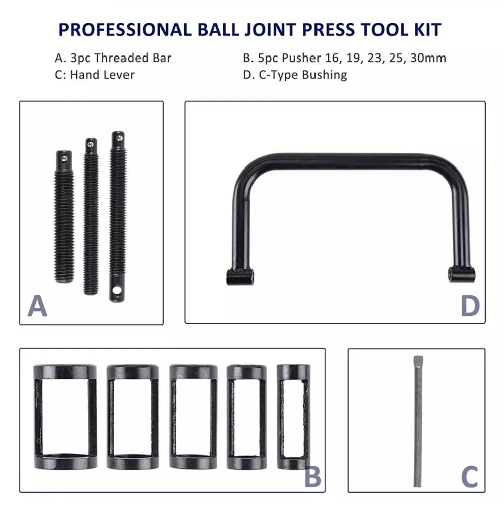 High Quality Valve Spring Compressor Removal Installer Tool Kit for Car Motorcycle Van Engine Cylinder