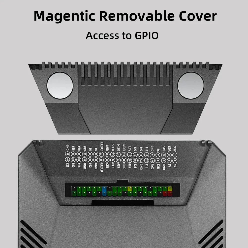 Imagem -05 - Argônio um Case v2 para Raspberry pi Shell de Metal de Alumínio Interruptor de Energia Ventilador de Refrigeração Dissipadores de Calor Nvme Base Board Opcional Rpi 4