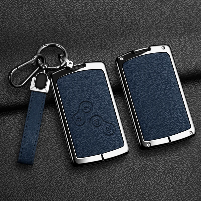 

Zinc Alloy Car Key Case Cover Shell Fob For Renault Duster Captur Clio Logan Megane Koleos Scenic Nema Fluence Zoe Accessories