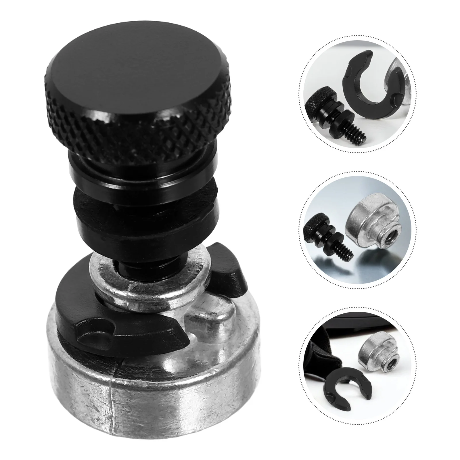 

Motorcycle Seat Bolts 6Mm Cnc Aluminum Hex Nuts For Saddle Mounting Quick Release Modification Lightweight Durable Hardware