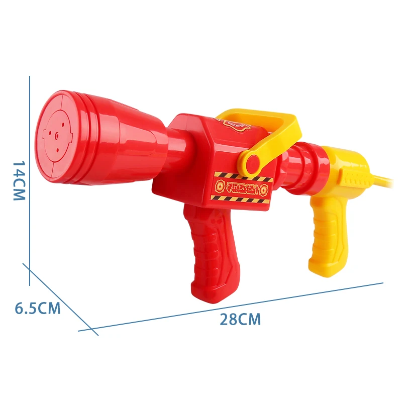 مسدس مياه على ظهره للأطفال، مسدس مياه على شكل حقيبة ظهر لرجال الإطفاء، لعبة قتال المياه على الشاطئ، مسدس مياه قابل للسحب، كبير 2000 سي سي #6