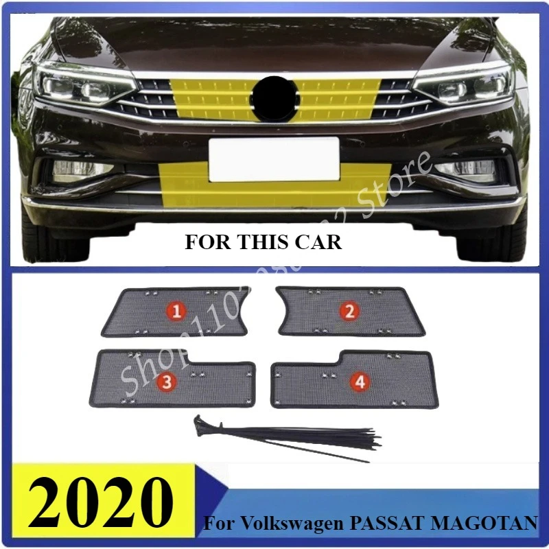 

Insect-proof Air Inlet Protect Cover Airin Insert Net Vent Racing Grill For Volkswagen PASSAT MAGOTAN 2020 Filter