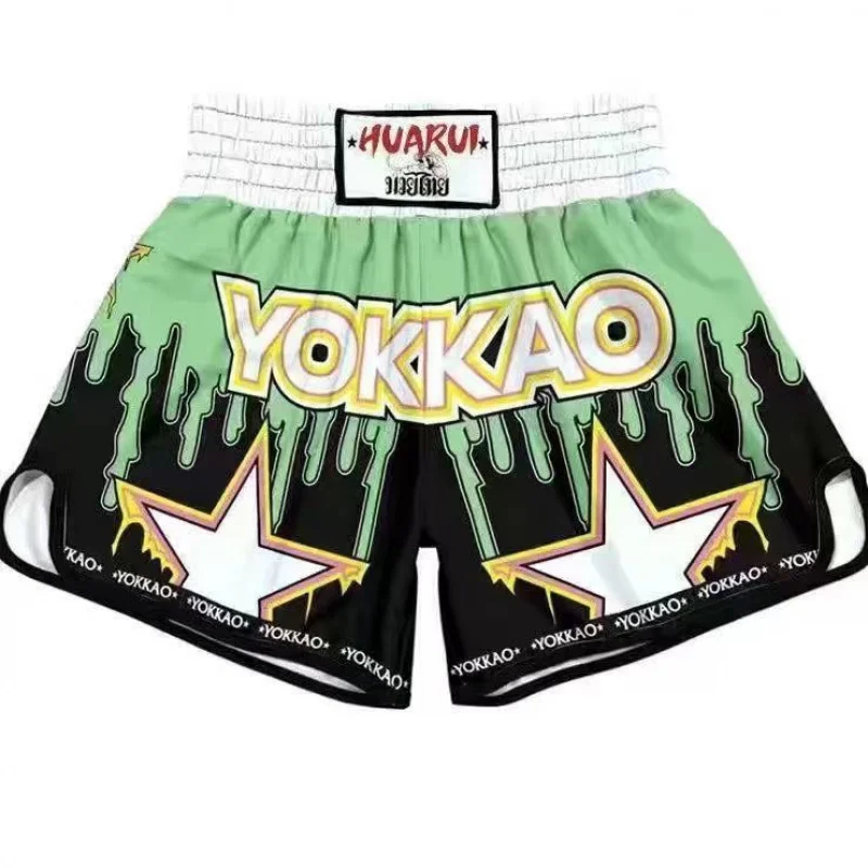 Quick-Drying Fighting Training Fighting Professional Shorts Custom Boxing Training Wear Muay Thai Shorts YOKKAO