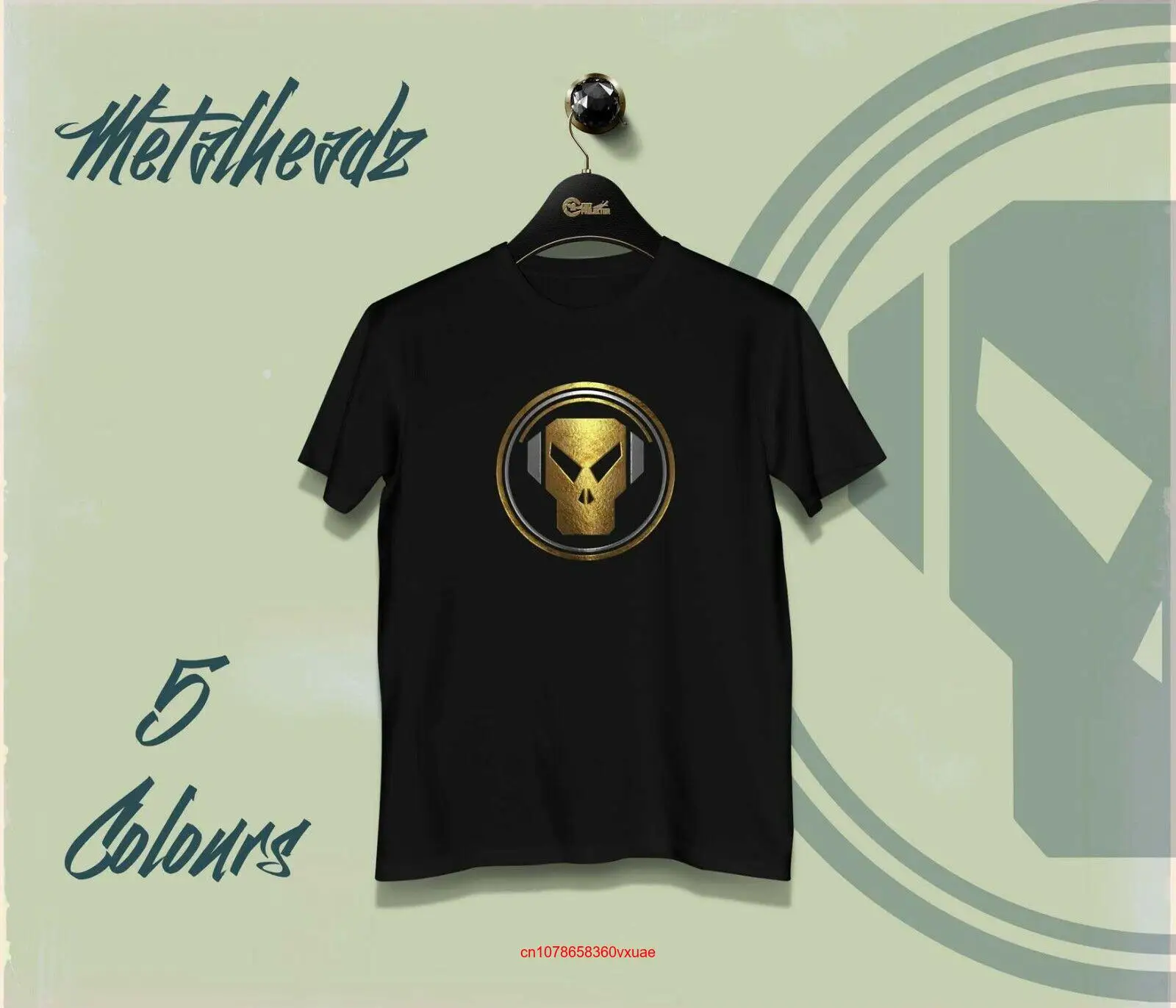 Metalheadz барабан n бас джунгли рейва Золотая музыкальная футболка длинные или Короткие рукава