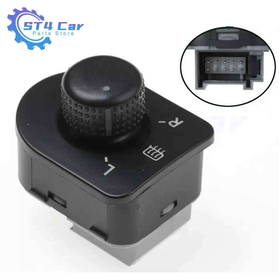 

1J1959565F Electric Mirror Adjust Knob Switch For VW Passat B5 For Jetta Golf MK4 IV Beetle